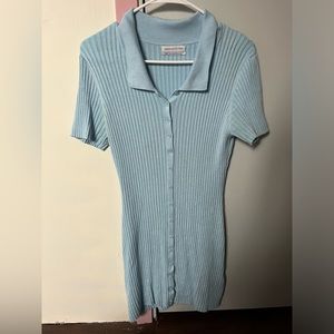 Urban Outfitters Blue Button up Dress, size M